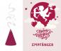 Preview: Happy Valentines Day Räucherkegel personalisiert - Incense cones